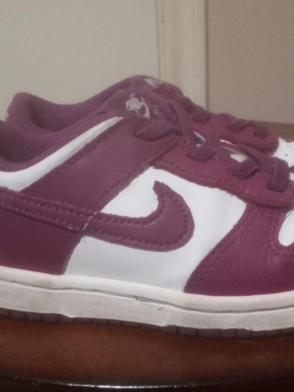 Nike Dunk Low Viotech Purple Sneakers Kids Toddler Size 9C (FB9107-110) - Picture 4 of 12